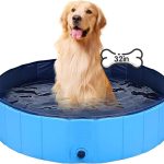 TMbsfatn Pet Bathtub Foldable PVC Non-Slip Dog Bath-0
