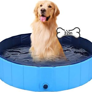 TMbsfatn Pet Bathtub Foldable PVC Non-Slip Dog Bath-0