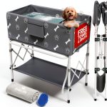 Bark Spa Portable Dog Bathtub Elevated Grooming Station-0