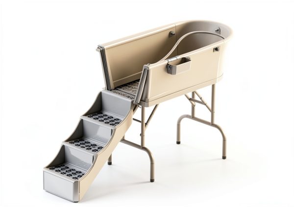 Joy Pet Supplies Dog Bathtub Foldable Stainless Steel Legs-1