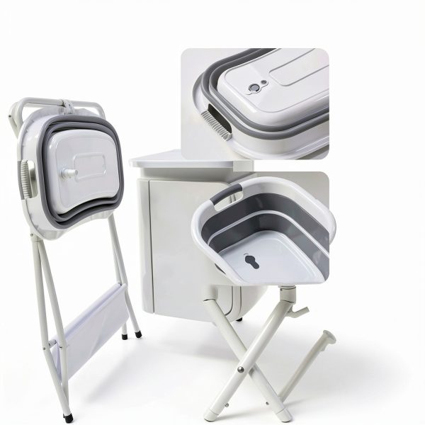Portable Dog Bathtub Foldable Pet Wash Station Safety Collar-4
