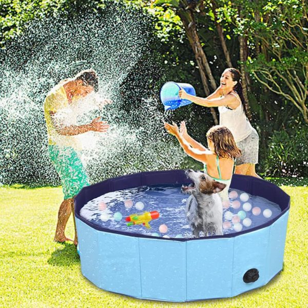 TMbsfatn Portable Dog Bathtub Foldable PVC Pet Pool-2