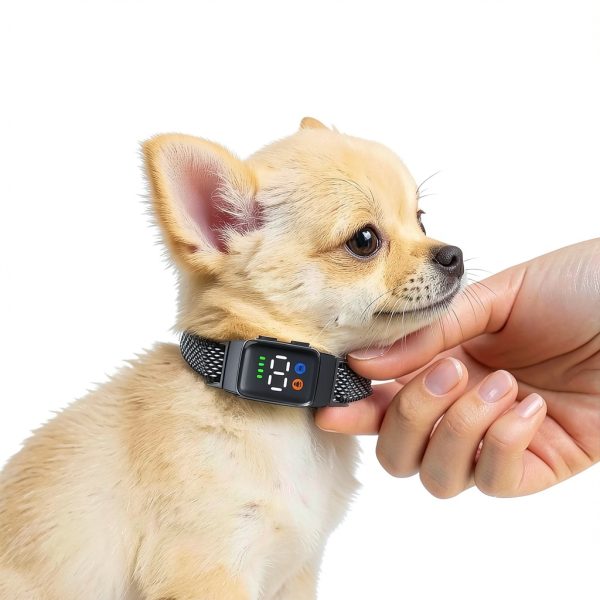 ELECANE Teacup Bark Collar Small Dogs Gentle Training-1