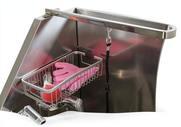 POHADR Dog Bathtub Stainless Steel Professional Grooming-5