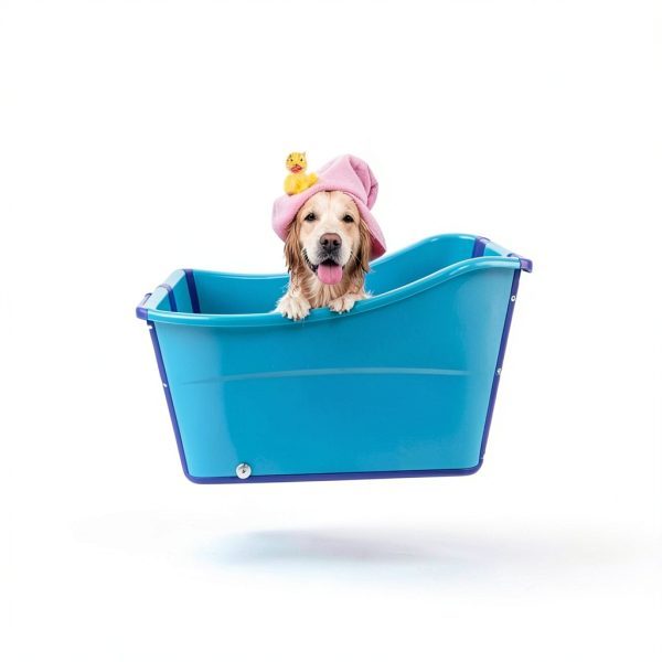 YUEPET Foldable Dog Bathtub Large Collapsible Pet Bath-4