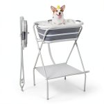 Portable Dog Bathtub Foldable Pet Wash Station Safety Collar-0