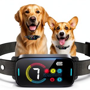 SLAYKAM Ultrasonic Bark Collar Large Dog Training Device-0