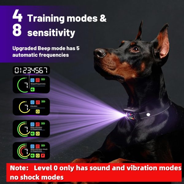 ODIFRBI Smart Bark Collar Humane Anti Barking Training-2
