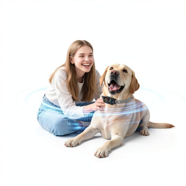 SLAYKAM Ultrasonic Bark Collar Large Dog Training Device-1