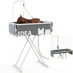 PAWZIDEA Dog Bathtub Grooming Table PVC Height Adjustable-0
