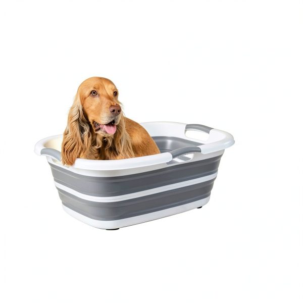 Smoochie Portable Dog Bathtub Foldable Pet Grooming-3