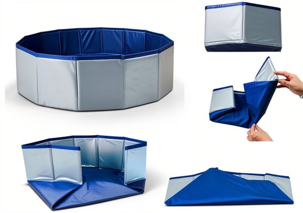 Tehuahui Dog Pool Portable Bathtub Anti Skid Durable PVC-3