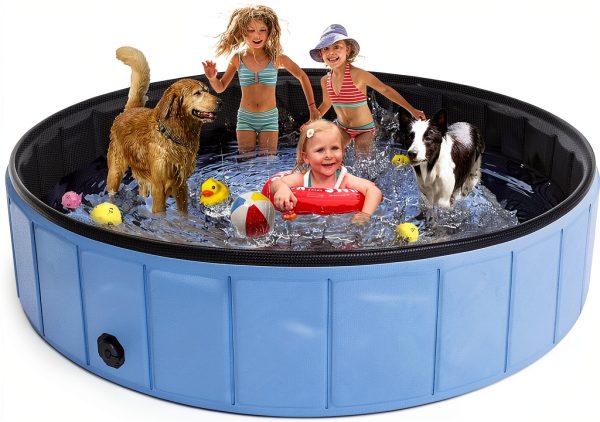 Hyperzoo Foldable Pet Bathing Pool Leakproof PVC Design-0