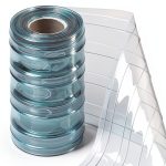 Plastic Vinyl Replacement Strip Curtain Yuanwovv Clear PVC 6.8ft x-0