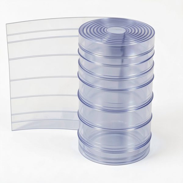 PVC Replacement Door Strips Byson 200mm x 8ft Ribbed Scratch‑Resistant-0