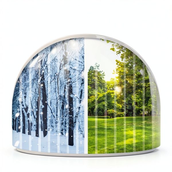 VEVOR Clear PVC Strip Curtain, 50 ft Length x 8 in Width, Plastic Door Strip Bulk Roll, Walk in Freezer Cooler Curtain Strips for Doorways of Supermarket, Garage, Warehouse, Barn, Pet Animal House-3