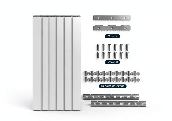 AUURIO Clear PVC Door Curtains 80x36, 6-Pack Insulating Strip Curtains-3